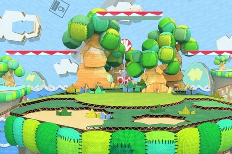 A gameplay of Melee Yoshi's Story Smash video game