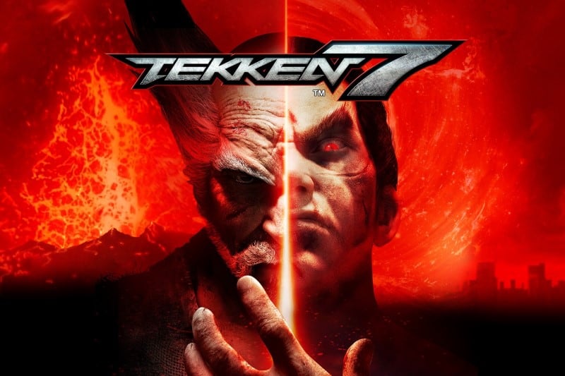 Logo and the main hero of Tekken 7 video game