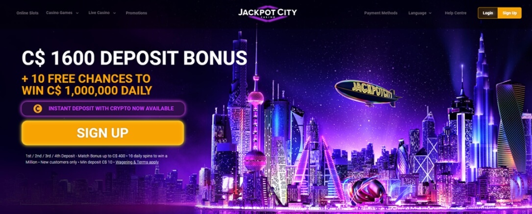 JackpotCity Review